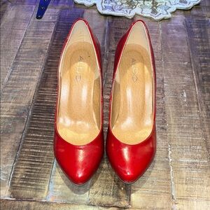 Aldo Bold Red Heels